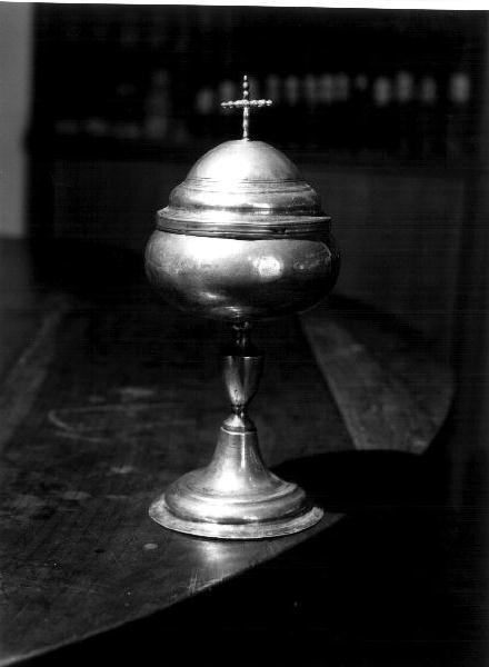 MOTIVI DECORATIVI GEOMETRICI (pisside, opera isolata) - bottega ligure (sec. XIX)