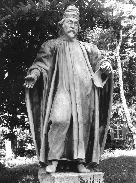 figura maschile (statua, opera isolata) - bottega ligure (secc. XVII/ XVIII)
