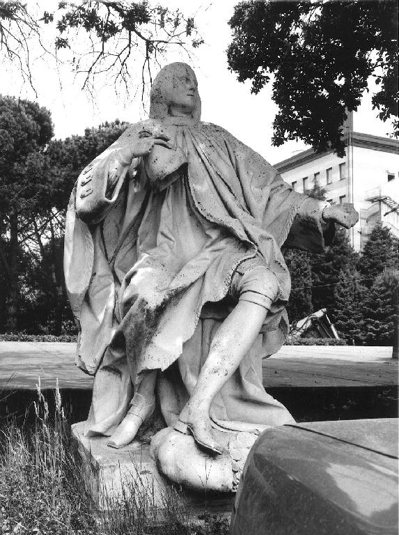 figura maschile (statua, opera isolata) - bottega ligure (seconda metà sec. XVIII)