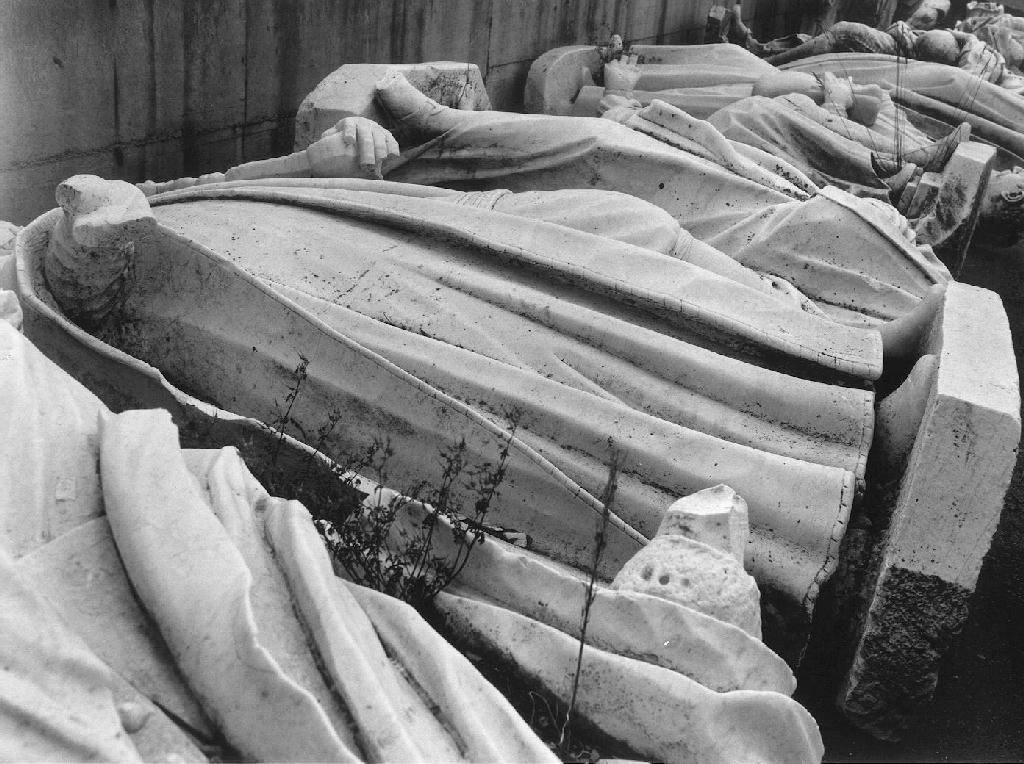 figura maschile (statua, opera isolata) - bottega ligure (metà sec. XVII)