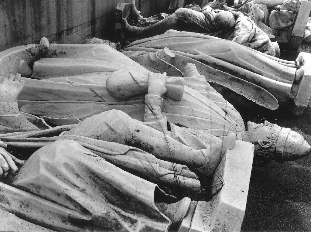 figura maschile (statua, opera isolata) - bottega ligure (metà sec. XVII)