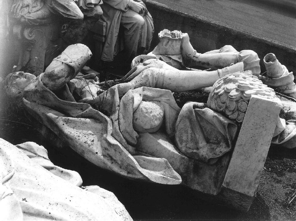 figura maschile (statua, opera isolata) - bottega ligure (metà sec. XVIII)