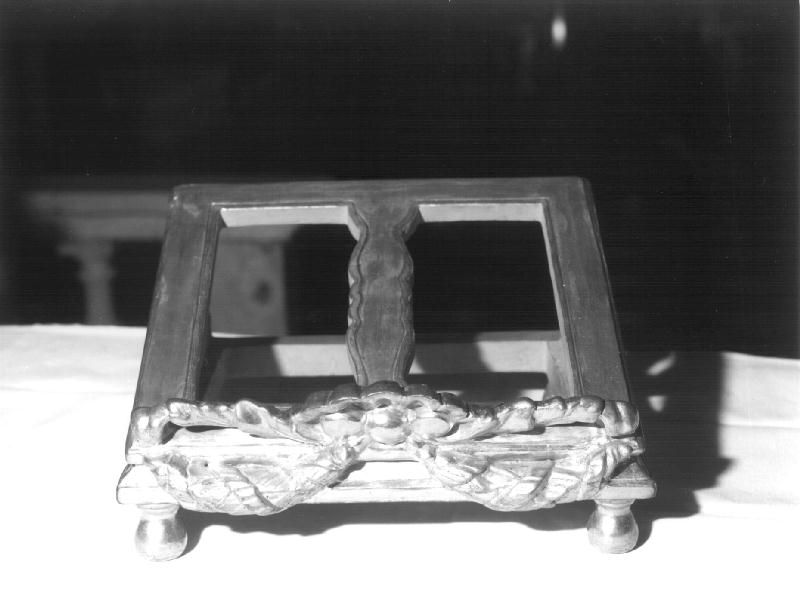 motivi decorativi vegetali (leggio d'altare, opera isolata) - bottega ligure (prima metà sec. XIX)