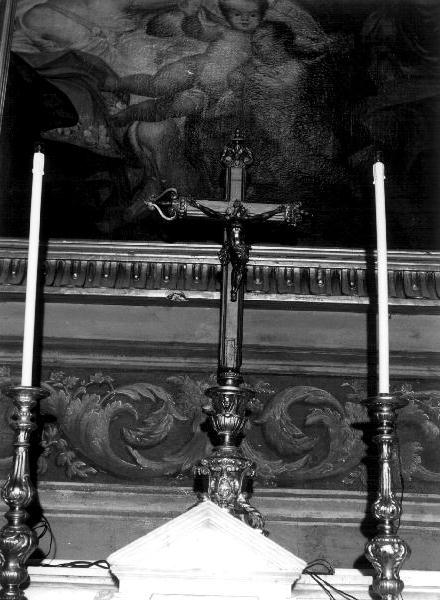 MOTIVI DECORATIVI VEGETALI (croce d'altare, opera isolata) - bottega ligure (sec. XIX)