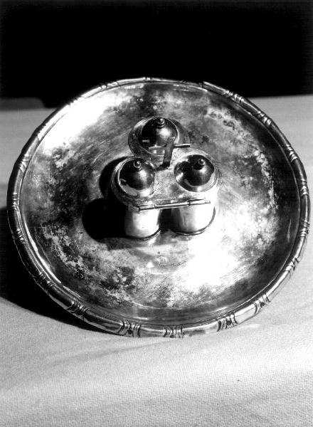 servizio cerimoniale da battesimo, opera isolata - bottega ligure (sec. XIX)