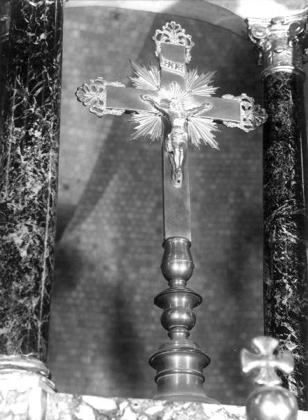 Cristo crocifisso (crocifisso, elemento d'insieme) - PRODUZIONE GENOVESE (secondo quarto sec. XX)