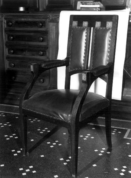 poltrona, coppia - PRODUZIONE LIGURE (prima metà sec. XX)