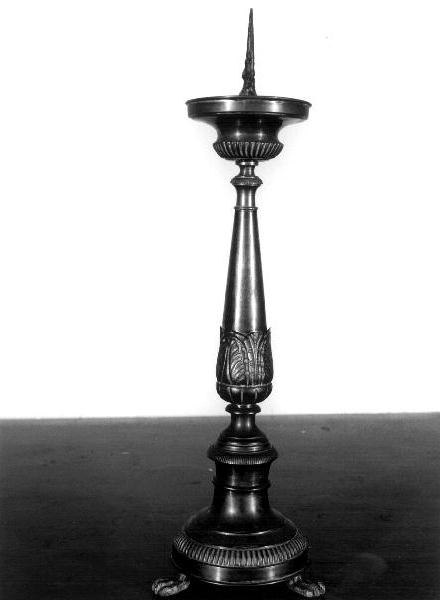 candeliere d'altare, coppia - PRODUZIONE LIGURE (prima metà sec. XX)