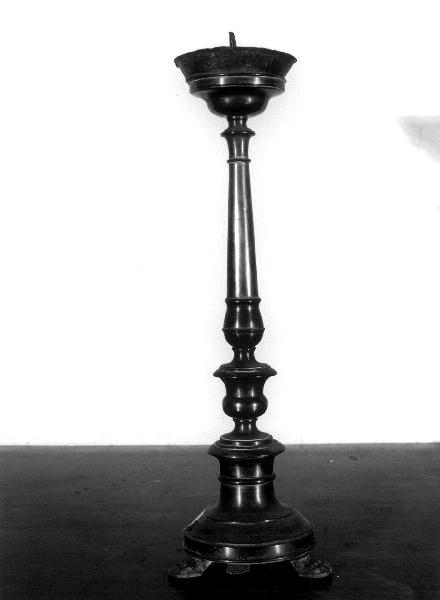 candeliere d'altare, serie - PRODUZIONE LIGURE (prima metà sec. XX)