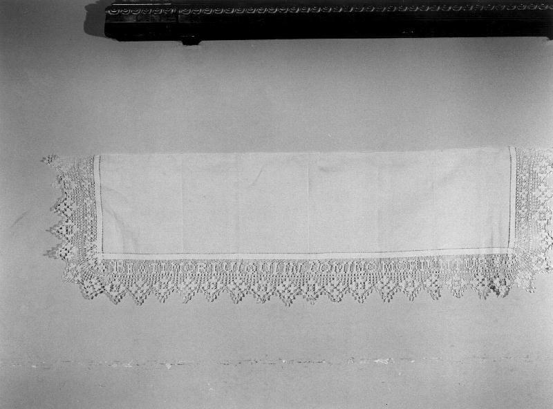 tovaglia d'altare, opera isolata - manifattura ligure (seconda metà sec. XIX)