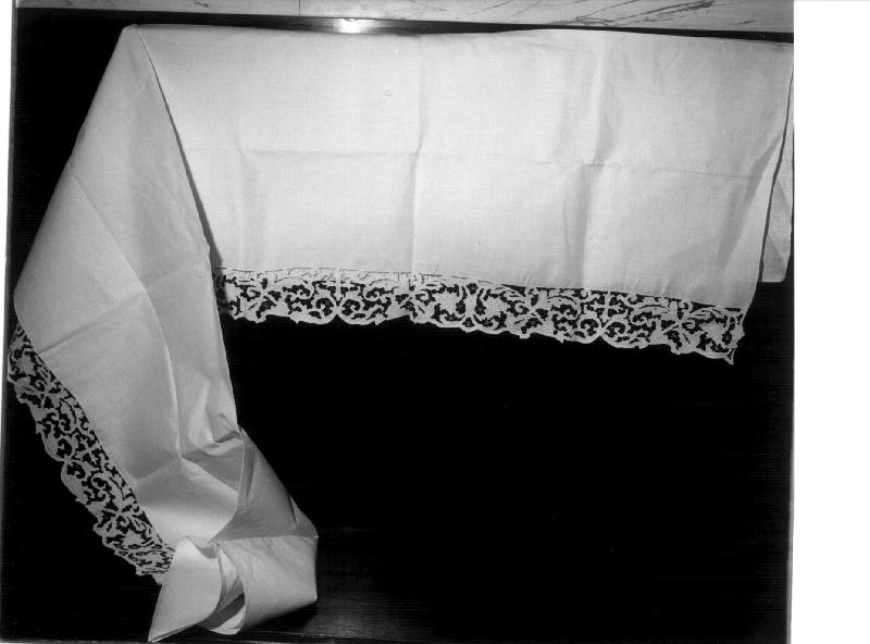 tovaglia d'altare, opera isolata - manifattura ligure (primo quarto sec. XX)