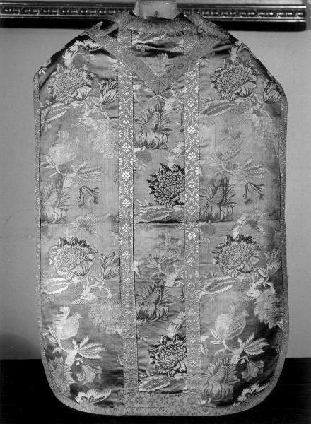 motivi decorativi floreali (pianeta, elemento d'insieme) - manifattura ligure (metà sec. XVIII)