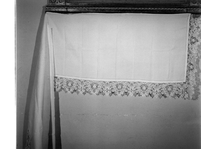 motivi decorativi vegetali (tovaglia d'altare, opera isolata) - manifattura ligure (ultimo quarto sec. XIX)