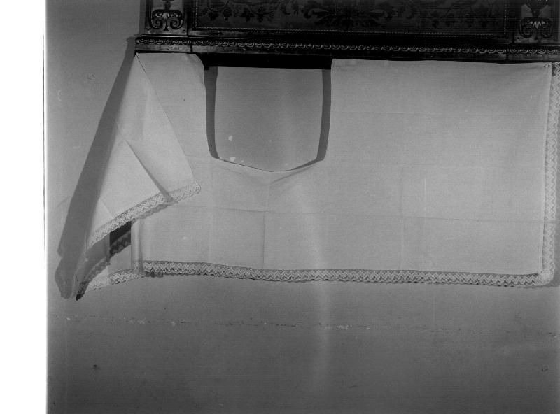 tovaglia d'altare, opera isolata - manifattura ligure (primo quarto sec. XX)