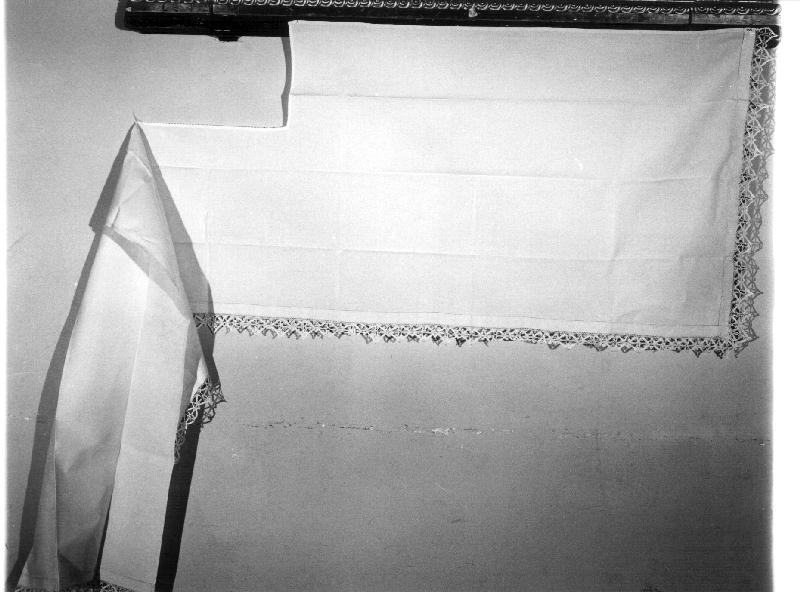 tovaglia d'altare, opera isolata - manifattura ligure (ultimo quarto sec. XIX)