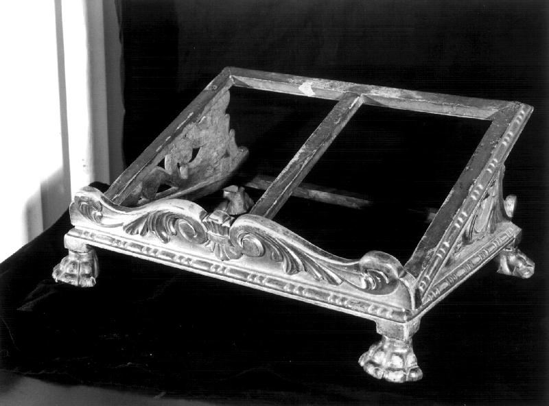 leggio d'altare, opera isolata - bottega ligure (ultimo quarto sec. XIX)