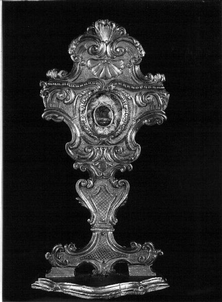 reliquiario - a ostensorio, opera isolata - bottega genovese (sec. XVIII)