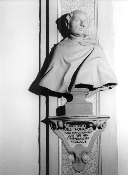 ritratto di padre Tommaso Zoni (busto, elemento d'insieme) di Schiaffino Bernardo (sec. XVIII)