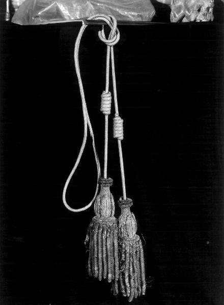 cordone, elemento d'insieme - manifattura ligure (seconda metà sec. XIX)