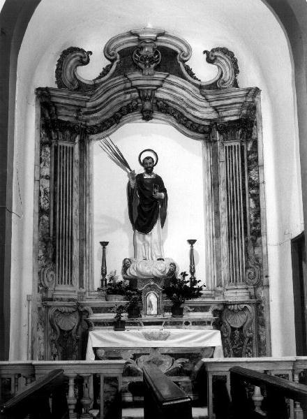 ancona, elemento d'insieme - bottega ligure (primo quarto sec. XVIII)