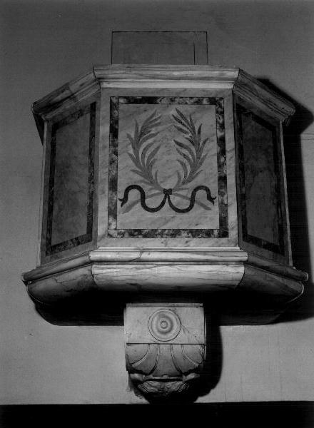 pulpito, opera isolata - bottega ligure (secc. XIX/ XX)
