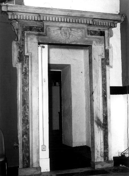 portale, opera isolata - bottega ligure (metà sec. XVII)