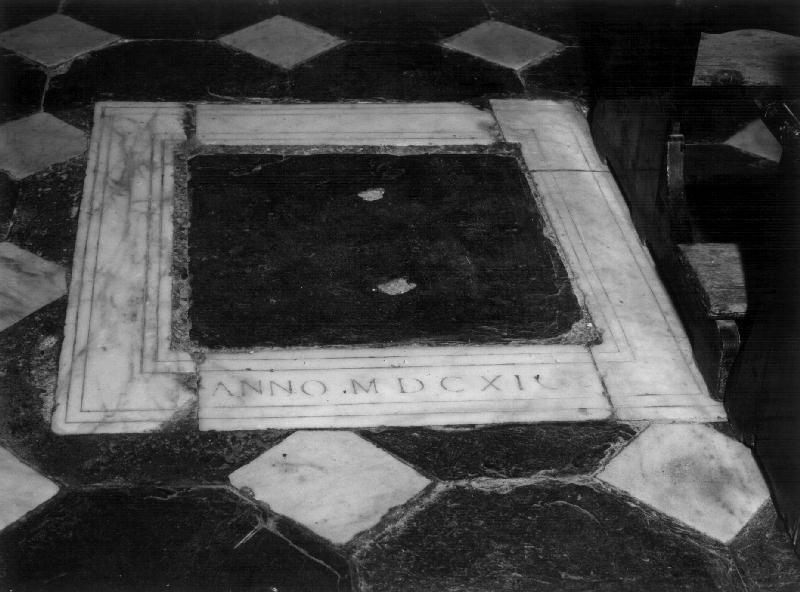 lapide, opera isolata - PRODUZIONE LIGURE (sec. XVII)