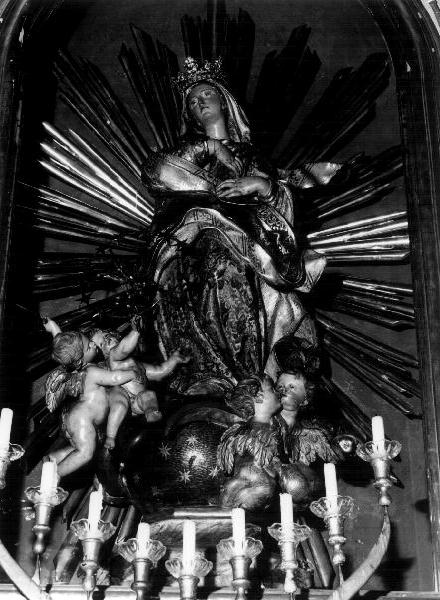 Immacolata Concezione (scultura, elemento d'insieme) di Maragliano Anton Maria (prima metà sec. XVIII)