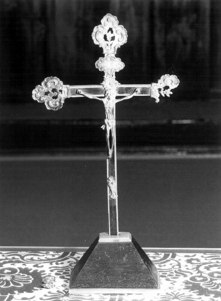 Cristo crocifisso (croce, opera isolata) - bottega ligure (prima metà sec. XIX)