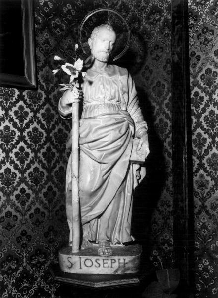 SAN GIUSEPPE (scultura, opera isolata) - bottega ligure (ultimo quarto sec. XVI)