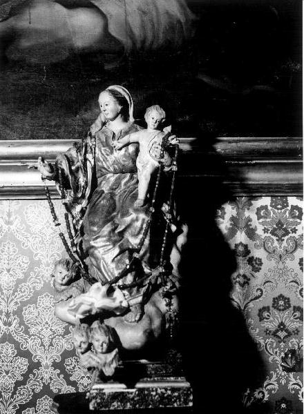 Madonna con Bambino (scultura, opera isolata) - bottega ligure (prima metà sec. XIX)
