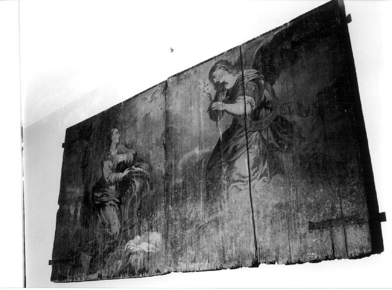 ANNUNCIAZIONE (dipinto, opera isolata) - ambito ligure (seconda metà sec. XVII)