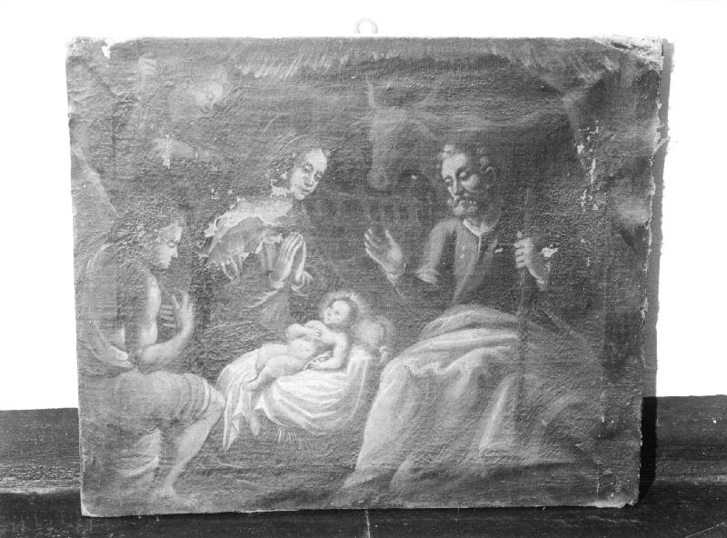 natività di Gesù (dipinto, elemento d'insieme) - ambito ligure (prima metà sec. XVIII)