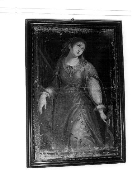 SANTA CECILIA (dipinto, opera isolata) - ambito ligure (prima metà sec. XVII)