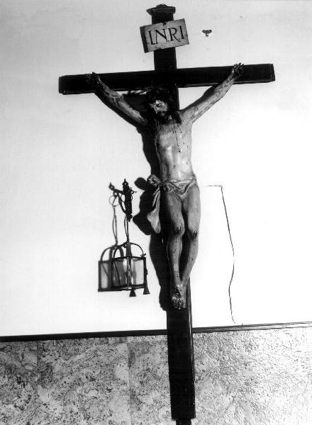 Cristo crocifisso (crocifisso, opera isolata) - bottega ligure (prima metà sec. XIX)