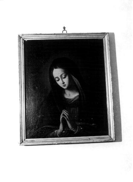 Madonna orante (dipinto, opera isolata) - ambito emiliano (prima metà sec. XIX)