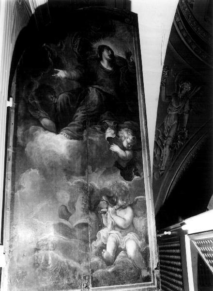 MADONNA ASSUNTA CON ANGELI (dipinto, elemento d'insieme) di De Ferrari Giovanni Andrea (attribuito) (prima metà sec. XVII)