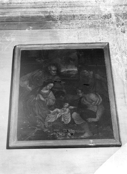 ADORAZIONE DEI PASTORI (dipinto, opera isolata) - ambito ligure (seconda metà sec. XVI)