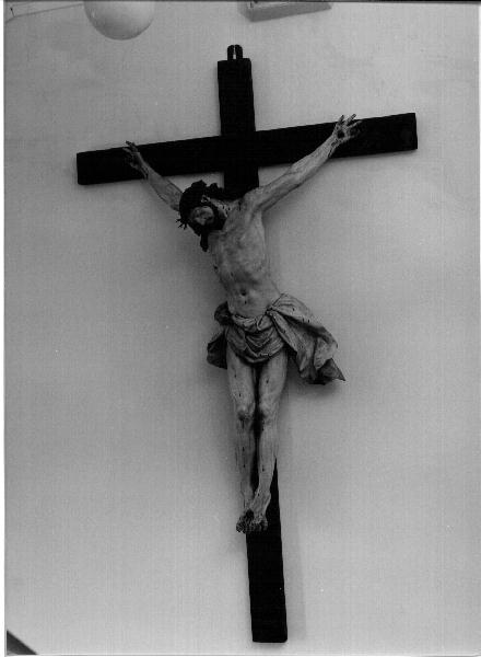 Cristo crocifisso (crocifisso, opera isolata) - bottega genovese (sec. XVIII)