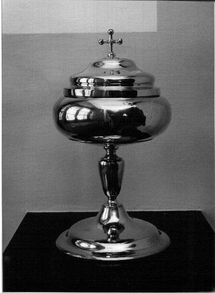 pisside, opera isolata - bottega ligure (sec. XIX)