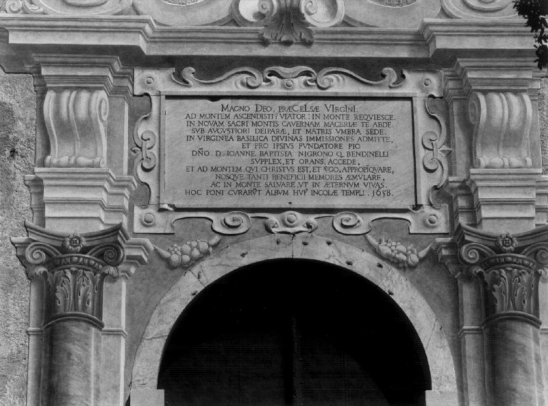 lapide, opera isolata - bottega ligure (sec. XVII)