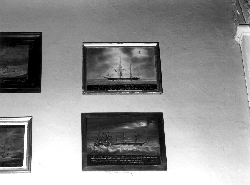 NAUFRAGIO (ex voto, elemento d'insieme) - PRODUZIONE LIGURE (sec. XIX)