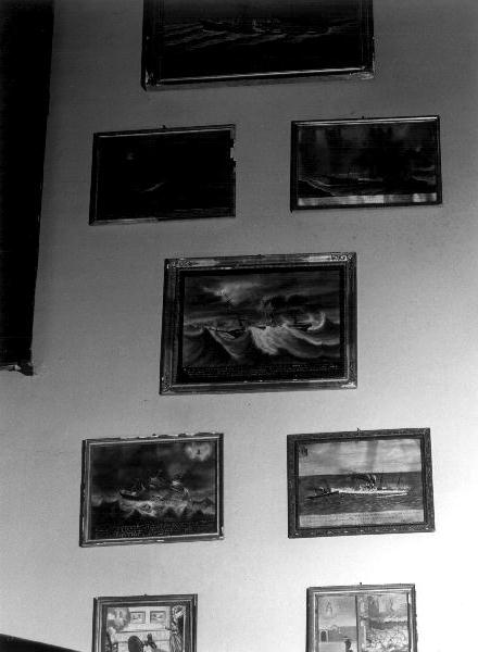 NAUFRAGIO (ex voto, elemento d'insieme) - PRODUZIONE LIGURE (sec. XIX)