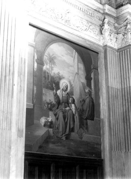 Maria Vergine bambina con Sant'Anna e San Gioacchino (dipinto, elemento d'insieme) di Franchi Alessandro (ultimo quarto sec. XIX)