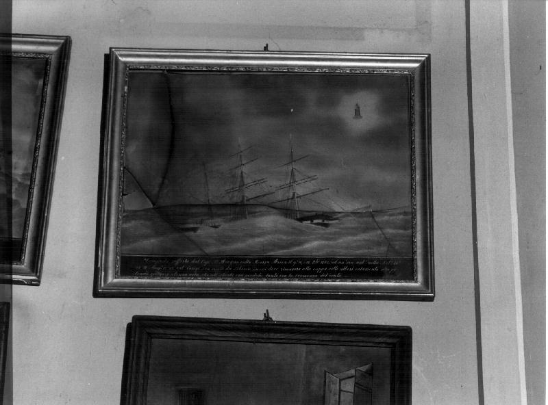 NAUFRAGIO (ex voto, opera isolata) - ambito ligure (sec. XIX)