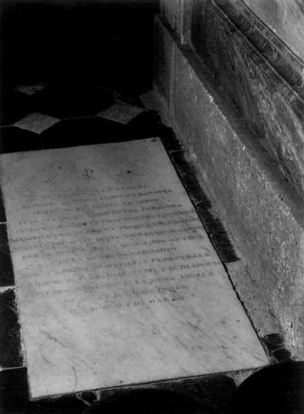 lapide tombale, opera isolata - bottega ligure (sec. XIX)