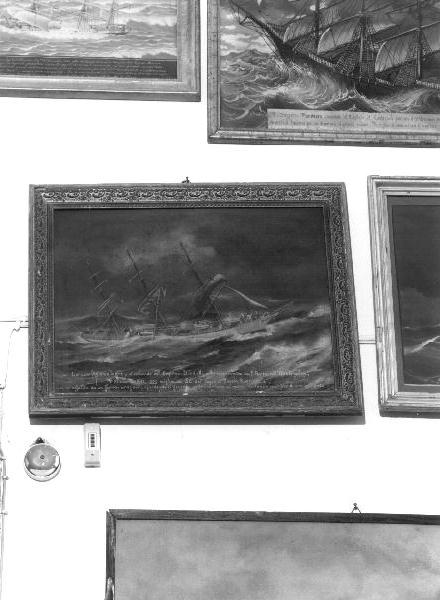 NAUFRAGIO (ex voto, opera isolata) - ambito ligure (sec. XX)