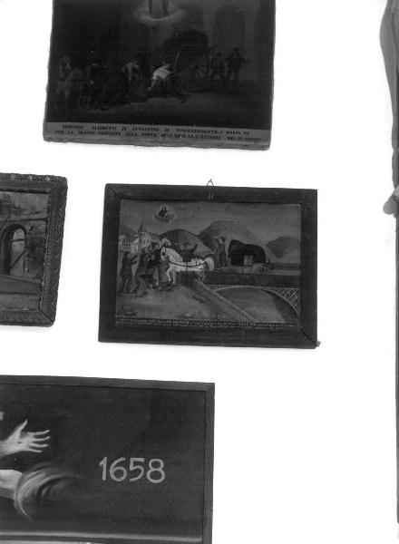 incidente (ex voto, opera isolata) - ambito ligure (sec. XIX)