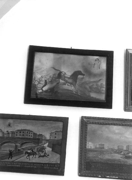 miracolo della Madonna (ex voto, opera isolata) - PRODUZIONE LIGURE (sec. XIX)