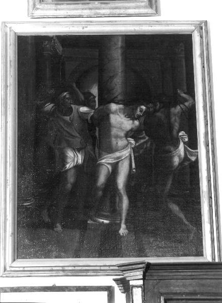 flagellazione di Cristo (dipinto, opera isolata) di Luciani Sebastiano detto Sebastiano del Piombo (sec. XVI)